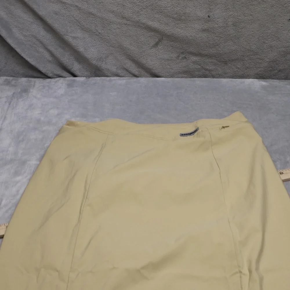 Patagonia Skirt Womens 12 Beige Continental Long Lightweight Maxi Back Slit